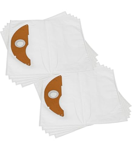 MisterVac 5 Sacchetti Per Aspirapolvere Compatibili Con Starmix AS 1020 PH | Carta Filtrante Multistrato Ad Alta Filtrazione