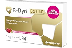 METAGENICS B-Dyn B12 I.F. - Funzione Psicologica - Sistema Nervoso - Energia - 84 Compresse Masticabili