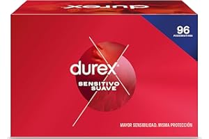 Durex Pack Preservativos Sensitivo Suave, 96 condones, El embalaje puede variar