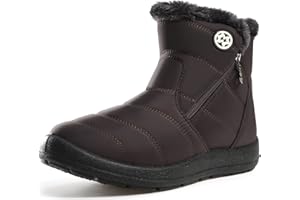 Gaatpot Stivali Donna Stivaletti Invernali Scarpe Cotone Outdoor Stivali da Neve Caldo Peluche 36-43