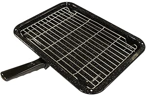 Zinc Products Durable Universal Oven Cooker Grill Pan Rack & Detachable Handle 380 x 280mm