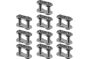 YOFMOO 428H Drive Chain Repair Master Connector Split Link for 50cc 70cc 90cc 110cc 125cc 150cc ATV Quad Scooter Motorcycle Go Kart Moped Pit Dirt Mini Bike Chopper 428 Kawasaki Suzuki Pack of 10