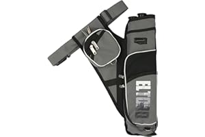 elToro Sys² - Carcaj lateral con tubos y cinturón; accesorios para tiro con arco, deportes con arco, transporte seguro de sus flechas; deportes de arco y flecha
