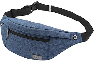 MOBICO Große Crossbody Bauchtasche Gürteltasche für Damen und Herren Hüfttasche Outdoor Groß Handytasche Sport Wasserdicht Laufgürtel Umhängetasche Geldgürtel für Camping Wandern Fitness Fahrrad Geschenke