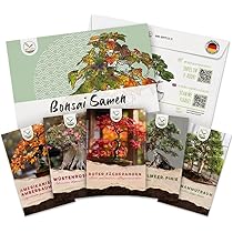 Auergewhnliche Bonsai Samen mit hoher Keimrate - Pflanzen Samen Set fr  deinen eigenen Bonsai Baum (5er Set inkl. eBook) : Amazon.de: Garten