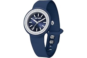 HIP HOP, Orologio Hero.DOT Bezel, Orologio Donna, Quadrante Sketch con Indici Luminosi, Cinturino in Silicone Eco-Friendly, Cassa 34 mm, Resistente all'Acqua