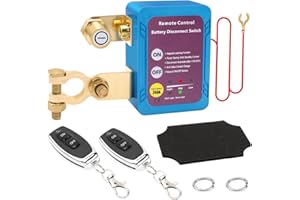 Liwogi 12V Stacca Batteria per Auto, 12V 240A Sezionatore Auto Remoto Senza Fili con Telecomando Interruttore di Spegnimento Antifurto Staccabatteria Automatico per Auto, RV, ATV, Camion, Barca