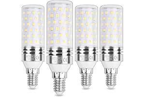 HZSANUE E14 żarówki LED Kukurydziane 15W, 3000K Ciepła Biel, 1700 lm, małe żarówki śrubowe Edisona, 120W Odpowiednik żarówek żarowniczych, Opakowanie 4 szt