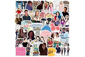 LYLSDSB Gilmore Mädchen Aufkleber 50 Stück niedliche Funny TV Show Aufkleber für Wasserflaschen Skateboard Scrapbook Motorrad Laptop Auto Fahrrad Gepäck,Vinyl cooler Comedy Aufkleber für Teenager Erwachsene
