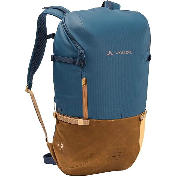 VAUDE CityGo Rucksack – Wasserdichter Daypack Mit Laptop-Fach, Rolltop, Für Stadt & Outdoor, Klimaneutral