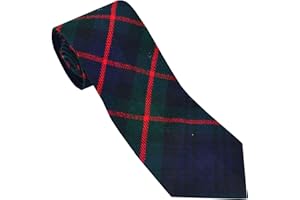IMPERIAL KILT PRODUCTS Męski szkocki krawat na szyję w szkocką kratę wełna akrylowa 144 cm długość 8,25 szerokość tradycyjna, szkocka, szkocka krata, formalny wzór na co dzień, nowoczesny, klasyczny kilt, w kratkę,