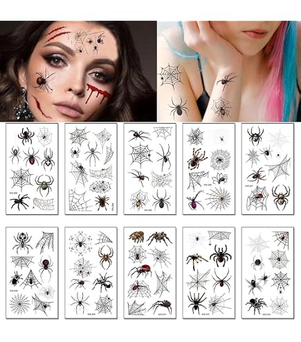 Tatouage Temporaire Halloween - Cicatrices Et Effets Spéciaux De Déguisement - Body Art