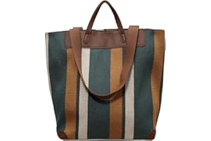 HFLZBRO Large Women's Work tote Bag – 15inch Canvas Shoulder Bag for Office & Daily Use, Tote Bag with Spacious Storage，extra_large