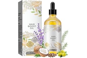 INGZY Huile Veganic pour Pousse de Cheveux, Huile Naturelle Pousse Cheveux avec Romarin Ricin Coco, Soins des Capillaire Nourrissante pour Secs et Abîmés (1 Pack)