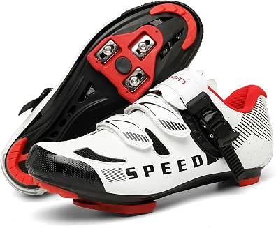 Scarpe da Ciclismo Uomo Donna con Tacchetti Scarpe da Bici Strada MTB  Peloton Compatibile Delta Pedal per Scarpe da Ciclismo SPD Corsa : Amazon.it:  Scarpe e borse