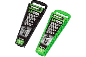 SWANLAKE GARDEN TOOLS SWANLAKE 30PCS Wrench Organizer Set, 30-Piece Wrench Holder Set Metric & SAE Set