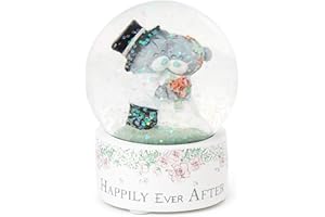 Me To You AGE01002 Tatty Teddy 'Happily Ever After' Wedding Snow Globe