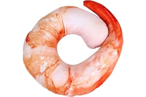 Latinaric 1 pc Kreative U förmigen Hals Garnele Kissen Schlafen Zubehör Garnelenfleisch