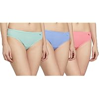 Van Heusen Women's Plain Anti-Bacterial Bikini (Pack of 3)