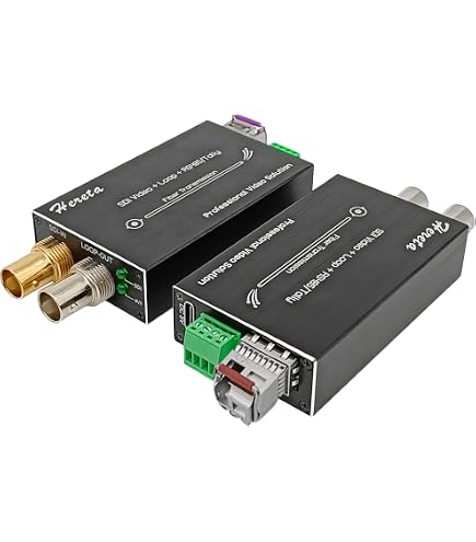 Blackmagic Design Mini Converter Optical Fiber 12G Active video converter | Bidirezionale, Supporto SD/HD/Ultra HD fino a 2160p60, Tecnologia 6G-SDI, 16 Canali Audio, Distanza fino a 16 km Blackmagic Design Mini Converter Optical Fiber 12G Active video converter | Bidirezionale, Supporto SD/HD/Ultra HD fino a 2160p60, Tecnologia 6G-SDI, 16 Canali Audio, Distanza fino a 16 km