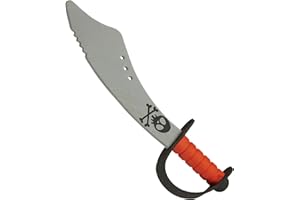 W WIDMANN MILANO Party Fashion - 03614 - Miecz piracki, EVA, 42 cm, z czaszką, na imprezy karnawałowe i tematyczne