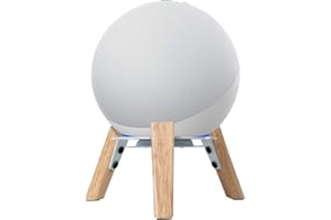 shinar Supporti per altoparlanti compatibili con supporto per altoparlanti Ech0 4° generazione, supporto da tavolo regolabile con gestione dei cavi integrata, suono migliore (bianco)