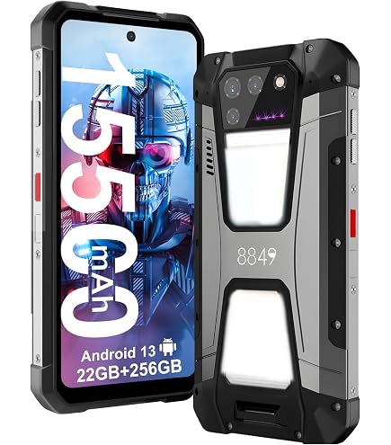 Cover + 2 Vetri Temperati Per Unihertz 8849 Tank 3 Pro (6.79") - Custodia Silicone Morbida Ultra Sottile Nero