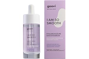 GOOVI I Am So Smooth Hyaloronic Acid Face Siero – Acido ialuronico – Crema idratante con formula naturale – 30 ml