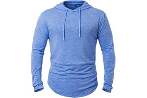 CARWORNIC Herren Kapuzenpullover Hoodie Langarm Shirts Sportshirt Für Herren Schwarzer Weißer Outdoor Sweatshirt mit Kapuze