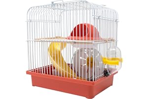 ICA HAM15 Recto - Jaula Play Garden Metálica, Grandey, colores aleatorios