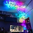 TDHLW RGB Thunder Cloud Lamp Led Smart Night Lights Very Cool DIY Creative Cloud Lights Gaming Room Technology Sense Wall Light Bar Atmosphere Light Party Festival Lights,10m