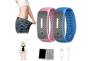 GLSAYZU Bracelet Ultrason, Josfit Bracelet à Ultrasons, Bracelet Ultrasons, Bracelet Josfit à Ultrasons, Bracelet Ultra Son, Bracelet Réglable Josfit Pour Homme Et Femme (2PCS-A)