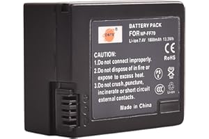 DSTE DE DSTE Ersatz Batterie Akku kompatibel für Sony NP-FF70 NP-FF71 NP-FF71S DCR-HC1000 DCR-HC1000E DCR-IP1 DCR-IP1E DCR-IP1K DCR-IP200K DCR-IP210E Kamera
