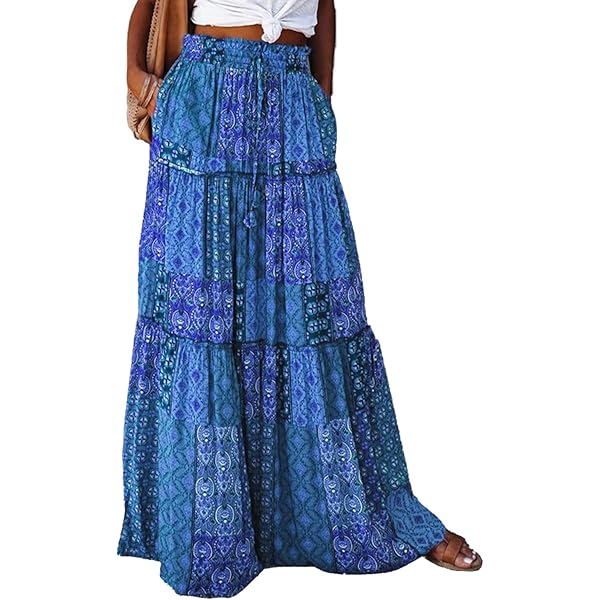 Robe Plage Taille Unique Robe 2 En 1 JENJON Femme - Imprimé Fleuri Bohème - Sans Manches Et Taille Unique - Style Ethnique Style Ethnique Plage