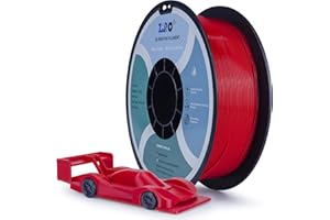 ZIRO PLA Filament 1.75mm, 3D Drucker filament PLA Basic Color Series 1.75mm 1kg (2.2 lbs), Maßgenauigkeit +/- 0.03mm, Rot