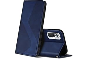 ZONNAVI Etui z Klapką do Xiaomi Redmi Note 10 Pro / 10 Pro Max, Portfel z Skóra PU z Gniazda na karty i Podpórka, Ochrona Przed Wstrząsami Flip Etui do Redmi Note 10 Pro / 10 Pro Max (Niebieski)