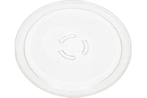 sparefixd Drehteller aus Glas, 254 mm, passend für IKEA Mikrowelle
