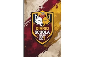 Diario Scuola 2025 2026 Calcio: Agenda Settimanale e Giornaliera con Calendario Completo – Per Studenti e Tifosi della Roma