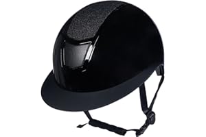 HKM Diamante Lucido, Casco da Equitazione Unisex Adulto