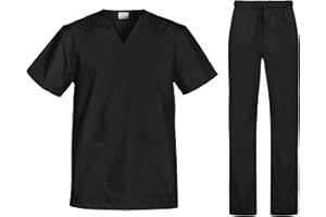 B-well Cesare Divisa Sanitaria Donna e Uomo | Uniforme Sanitaria Donna e Uomo Unisex Set con Casacca e Pantalone | Divise Sanitarie