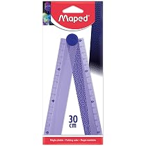 Règle Pliable Maped Cosmic 30cm - Couleur Assortie - Fourniture Scolaire
