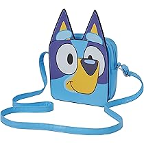 Borsa A Tracolla Bluey Rosa Per Bambine - Zaino Personaggio Cartone Animato