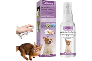 Bavokon 2 Spray calmante ai feromoni per Cani, Calmante per Cani, Gatti e Altri Animali Domestici, Facile Applicazione Spray, Aiuta i Cani con separazione, Viaggi, rumori Forti e ansia
