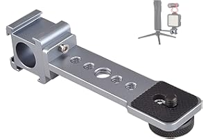 ATOPTEK Gimbal Soporte de Barra de Luz LED para dji Mobile 4 3, Smooth 4, Hohem iSteady Mobile+, Feiyu, MOZA, DSLR, Estabilizador de Cardán