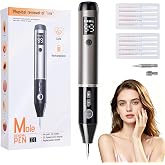 Eliminate Warts, Skin Wart Removal Pen with Plasma 99 Intensity Levels Plasma Pen USB Light LCD Display for Face Body Warts F