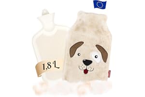 soxo Plush Hot Water Bottle Cover Hand Warmer Neck Period Back Pain Relief Kids Hot-Water Bottles Dog