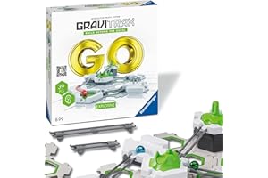 Ravensburger - Gravitrax GO Explosive | Pista Biglie Con 39 Pezzi | Rompicapo Bambini Livello Base | Giochi Bambino 8 Anni Maschio | Giochi Per Bambini Compatibili Con Tutti I Gravitrax