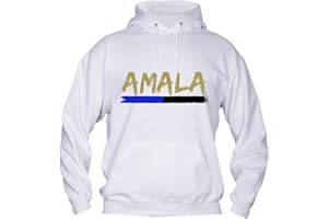 VESTIN Felpa con Cappuccio Bambino Ragazzo Basic Top qualità Top vestibilità - Amala Modello 2 - novità Fashion Divertenti Humor Youtuber New Bambina Made in Italy