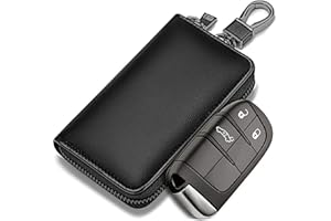 TODOXI Faraday Pouch For Car Keys, Car Key Signal Blocking Bag For Car, Faux Leather RFID Key Pouch Faraday Bag for Keyless Car