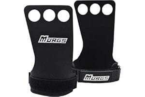 Murgs Panther Crossfit Grips | 2.5mm Microfiber Hand Grips - Gymnastics Bar Grips, Pull Up Grips & Frog Grips Crossfit for Palm Protection | Weightlifting Hand Grips for Men & Women
